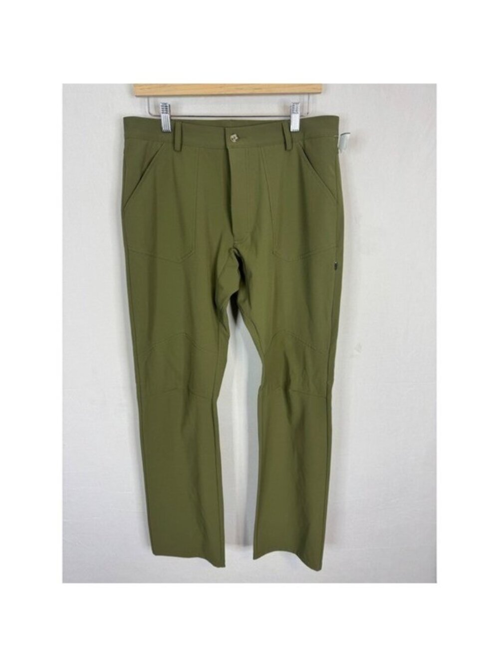 Tilley Wanderer Olive Green Active Wear Technical Hiking Pants Stretch 34x32